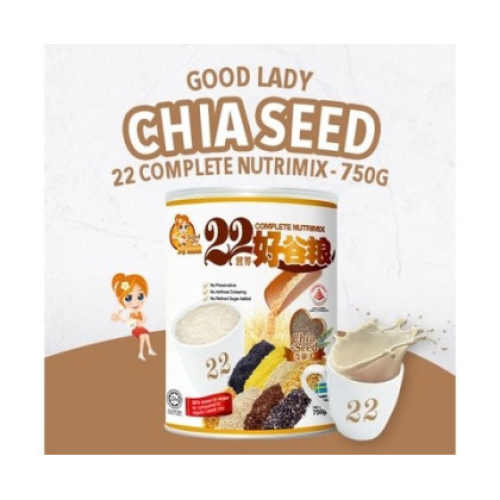 Bột ngũ cốc dinh dưỡng 22 Complete Nutrimix - Chia Seed (Hạt chia) 750g